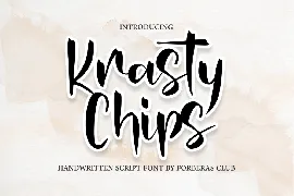 Krasty Chips font