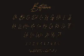 Batternia Handwritten Typeface font