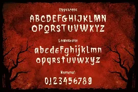 Mistis - Horror Font Style