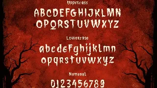 Mistis - Horror Font Style