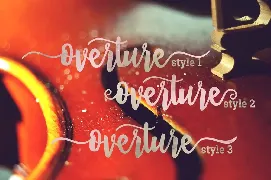 Overture Script font