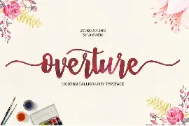 Overture Script font