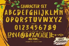 Honey Mushroom - Another Display Cartoon font