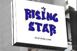 Funky Star - Graffiti Font