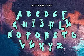 Funky Star - Graffiti Font