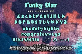 Funky Star - Graffiti Font