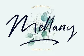 Mellany Modern Script Font