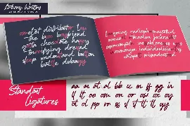 Anthony Writters - A Handwritten Script font