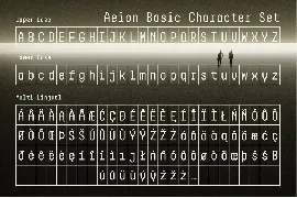 Aeion Tech Logo Font