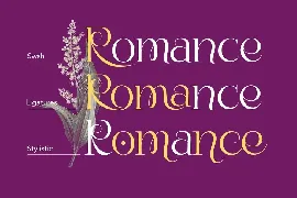 Bunga|Romantic Font