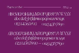 Bunga|Romantic Font