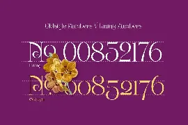 Bunga|Romantic Font