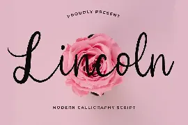 Lincoln Beautiful Calligraphy Font