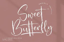 Sweet Butterfly Handwritten Font