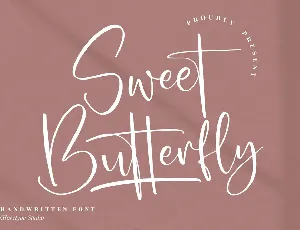 Sweet Butterfly Handwritten Font