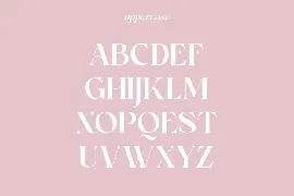 Creamy Peachy | Modern Retro font