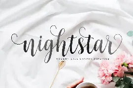 Nightstar Script font