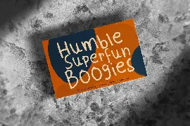 Humble Superfun Boogies font