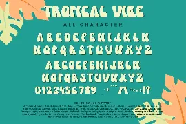 Tropical Vibe - Groovy Retro Font