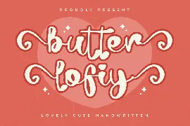 Butter Lofiy Handwritten Font