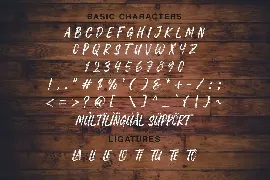 Rawk Brush font