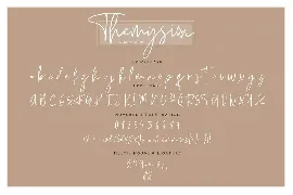 Themysion Signature Wedding Font