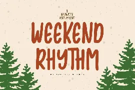 Weekend Rhythm font