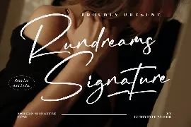 Rundreams Signature Font