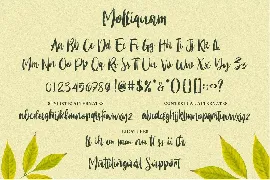 Molliquam font