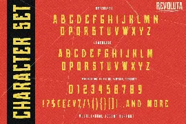 REVOLUTA - All Caps Display Font