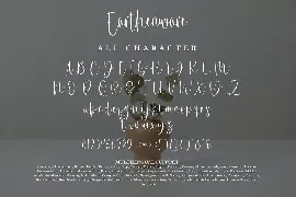 Earthenware -Beauty Calligraphy Font