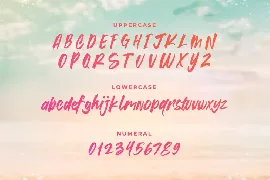 Summer Blaze â€“ Summer Brush Font