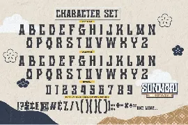 SUNMORI - Unique Display Font