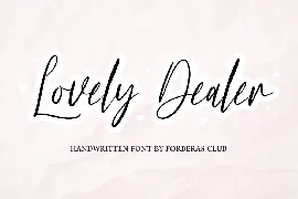 Lovely Dealer font