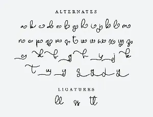 MelancholyChristmas - Handwritten Script Font