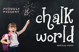 Chalk World Display Font