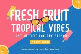 Beach Hits - Summer Playful Font