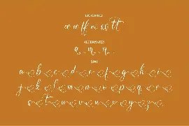 Rosemitta Script Font