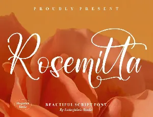 Rosemitta Script Font