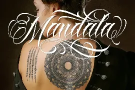 Hustler | Tattoo Style font