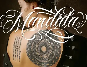 Hustler | Tattoo Style font