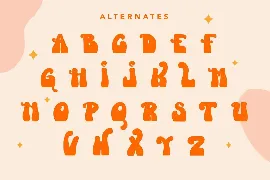 Nice Trendy - A Groovy Typeface font