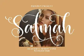 Salmah Beautiful Script Font