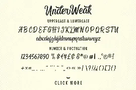 Under Weak Font