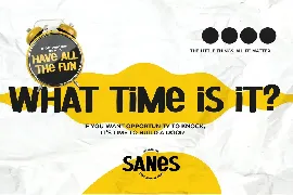 SANES - Sans Display Font