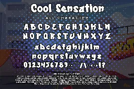 Cool Sensation - Graffiti Font