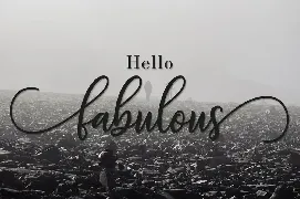 Fabulous Script font