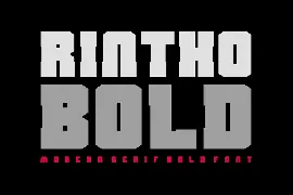 RinthoBold font