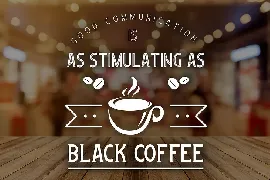 Macchiato - Display Font + Neon Effect