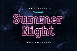 Gladiel - Neon Light Font